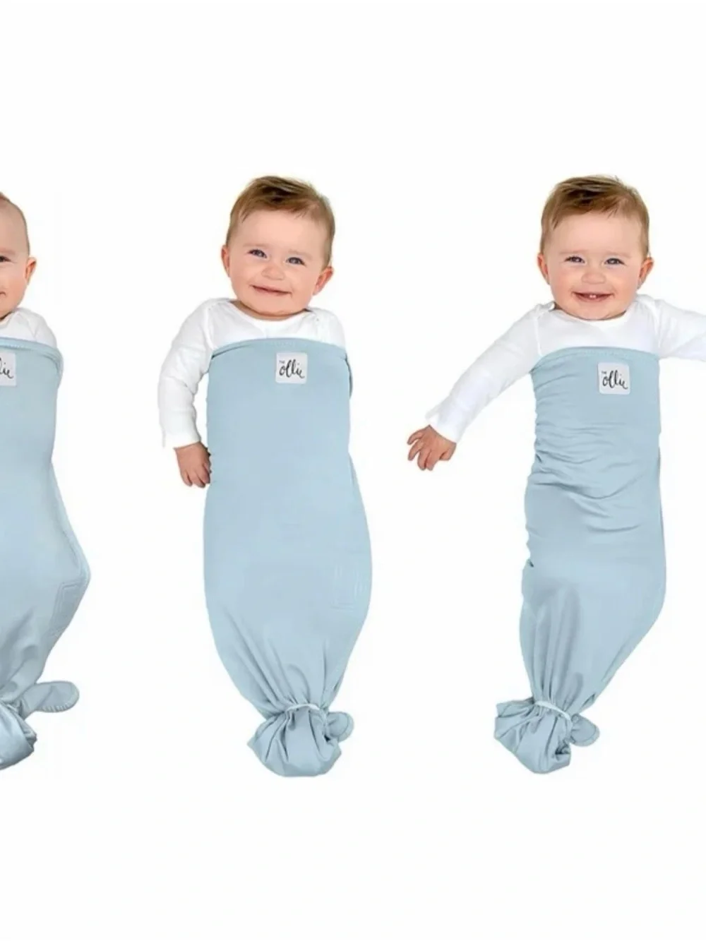 Olli Light Blue Swaddle Wrap for Kids